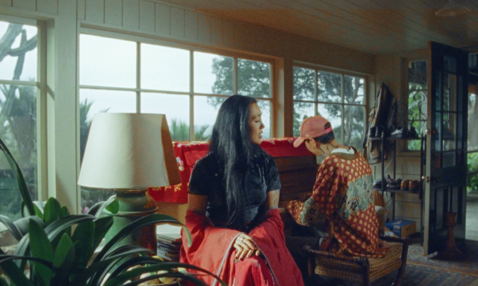 16mm still from the cigarette breakfast music video